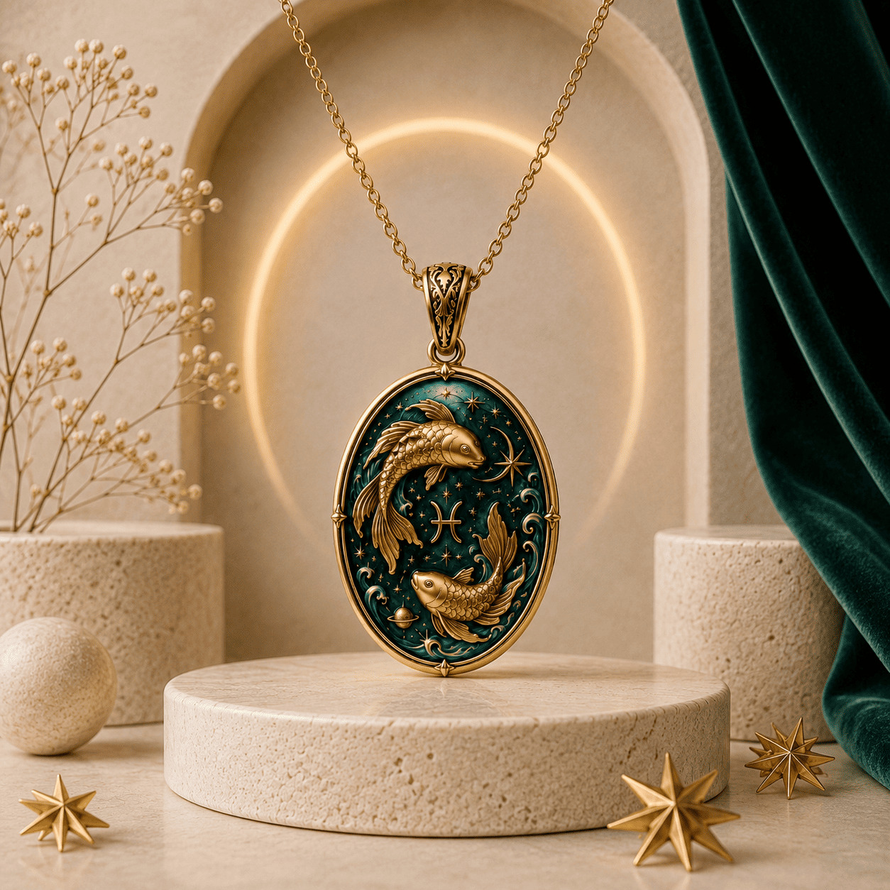 Pendentif Signe Poissons